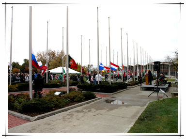 International Flag Raising Ceremony