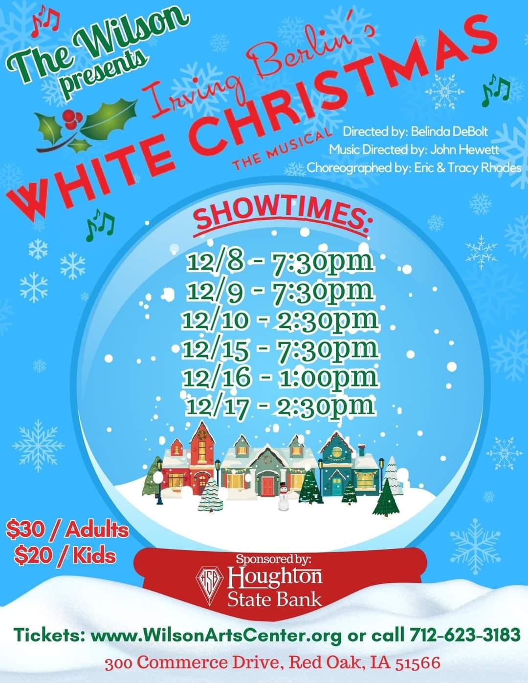 white christmas poster