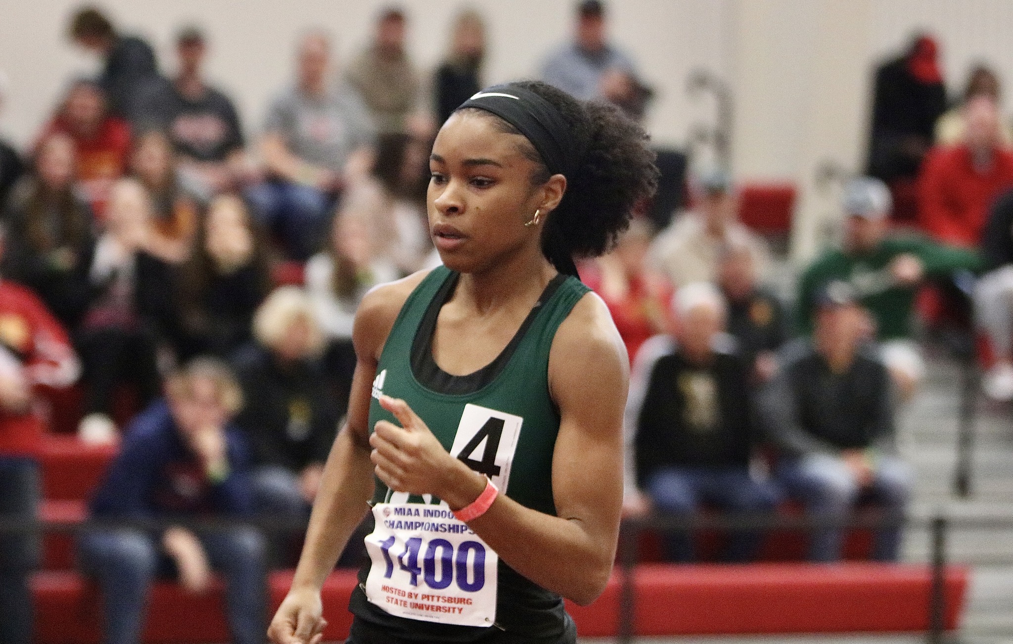 Tiffany Hughey earned USTFCCCA D2 Female Athlete of the Week honors after posting a personal best Friday in Albuquerque.