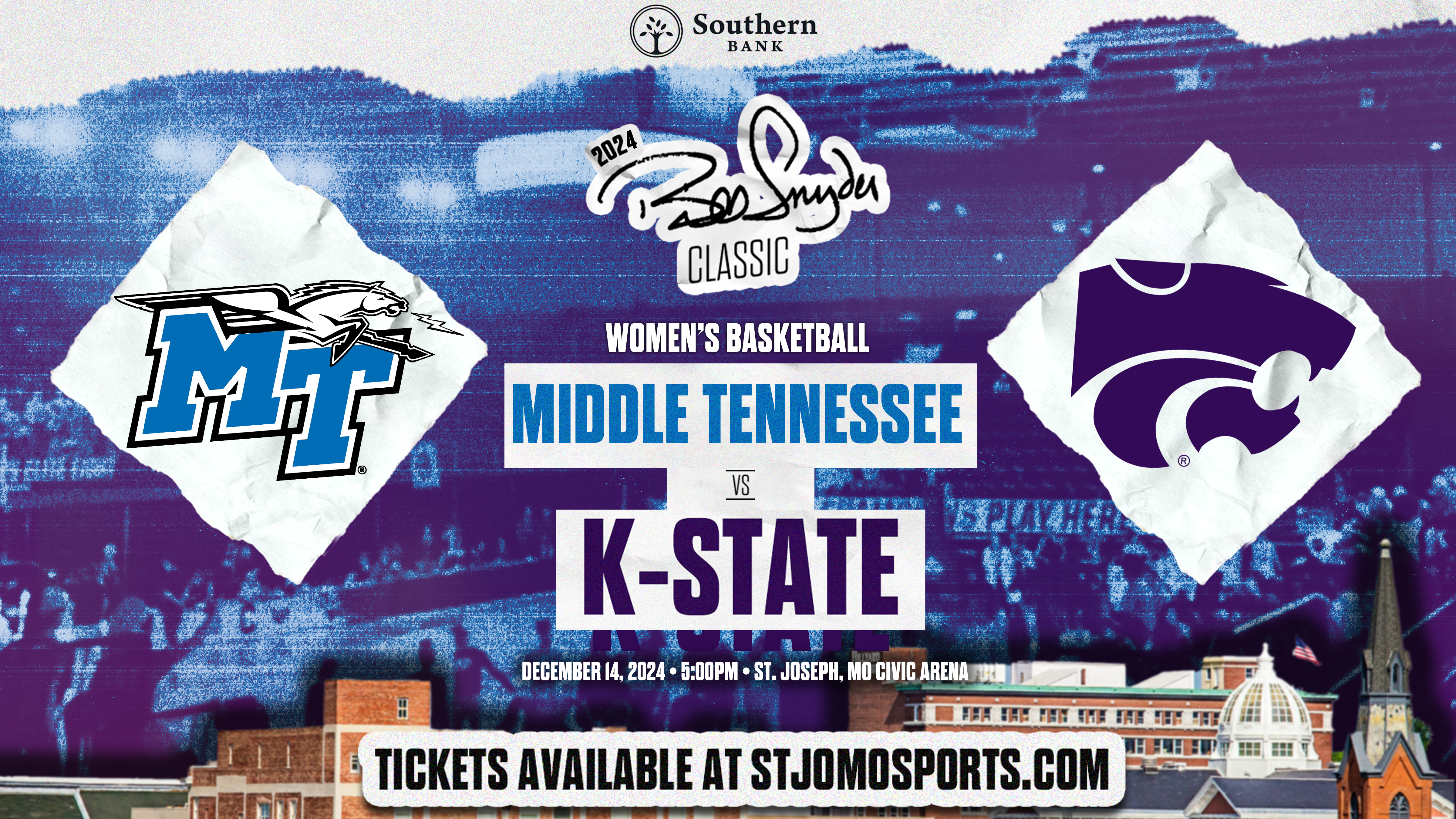 Kansas State will face Middle Tennessee State in the Bill Snyder Classic on December 14.