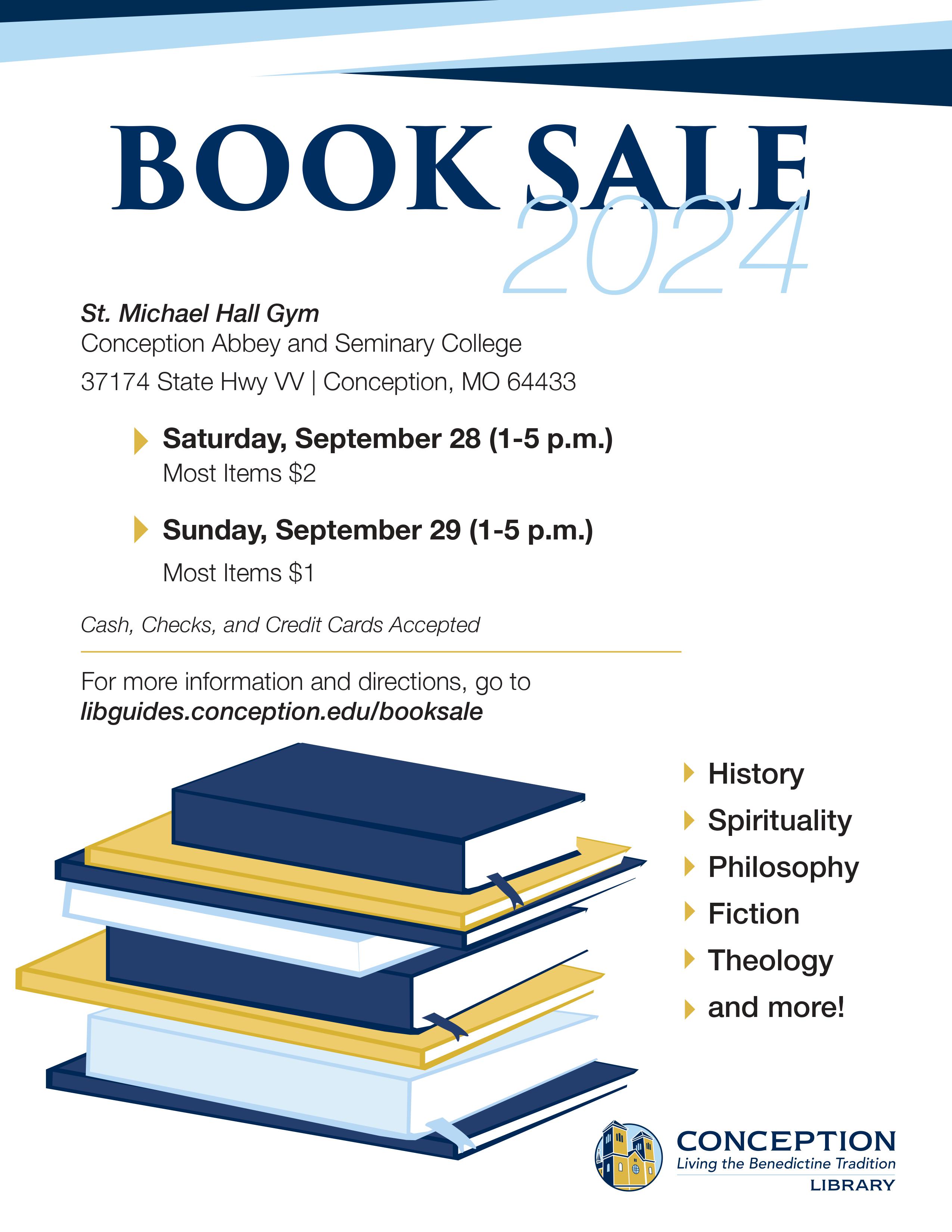 book sale flyer