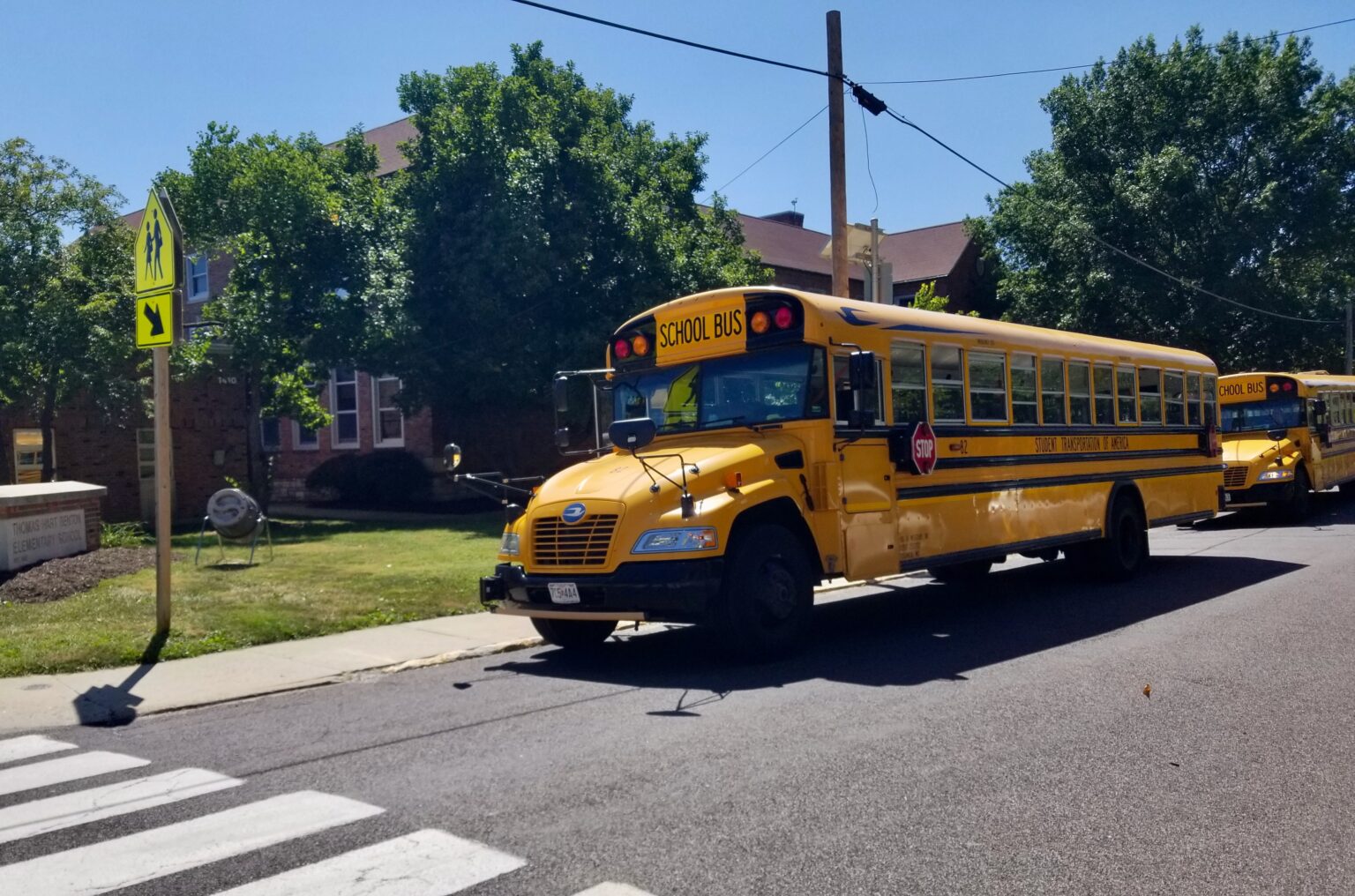 benton elementary school bus