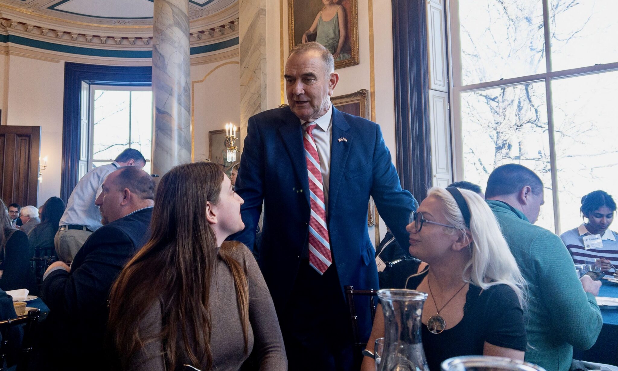 mike kehoe at a breakfast